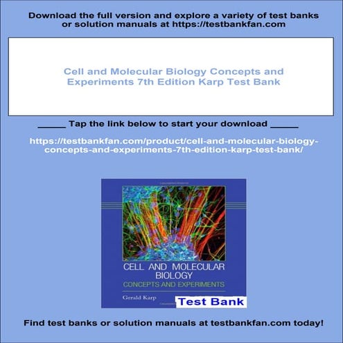 Molecular Cell Biology 7th Edition Lodish Test Bank | PDF