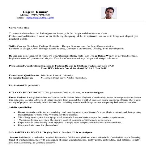 Rajesh new CV