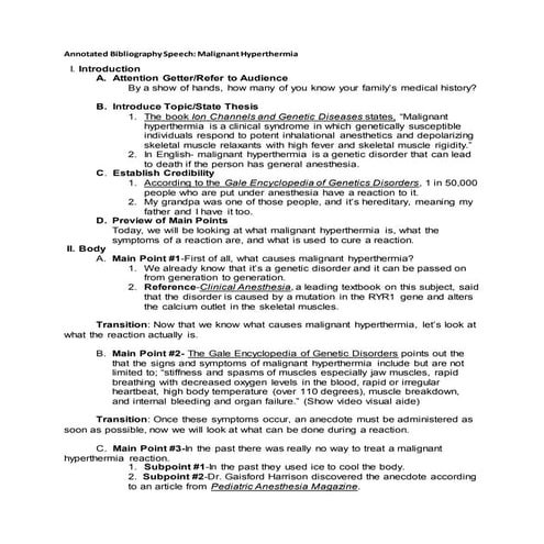 Malignant hyperthermia | PPTX