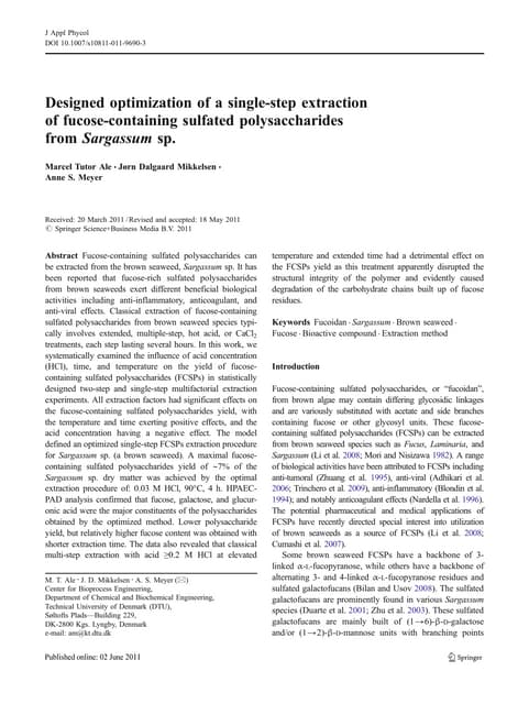 2012_Designed optimization of a single-step extraction of fucose-containing s...