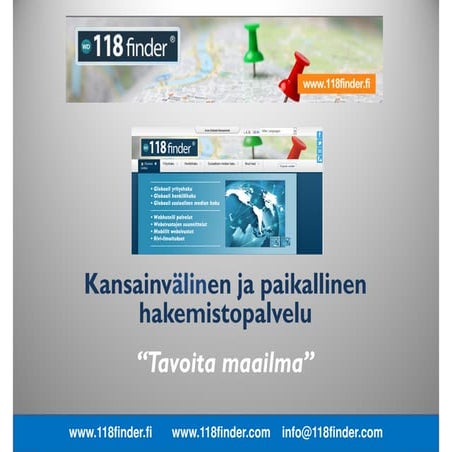 118finder -hakupalvelun esittely