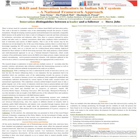 119-Verma RD and Innovation indicators in the indian S&T system