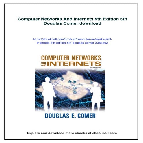 Computer Networks And Internets 5th Edition 5th Douglas Comer