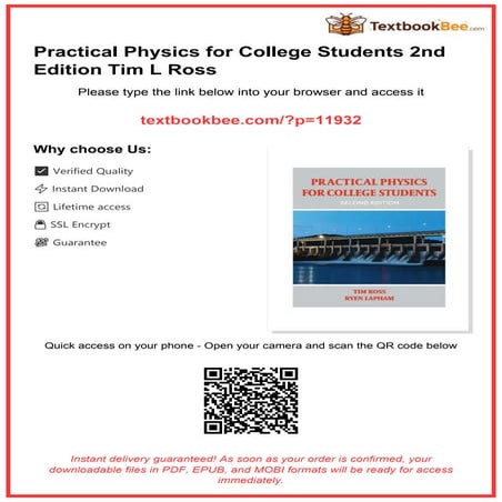 Get Practical Physics for College Students 2nd Edition Tim L Ross full ...
