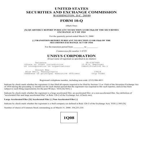 unisys 10238828 | PDF