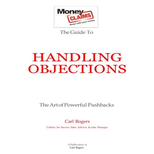 carls sales training book