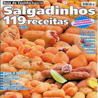 119 Receitas De Salgadinhos
