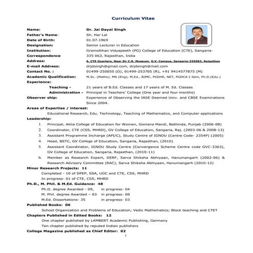 JD -CV at a glance1.5.16