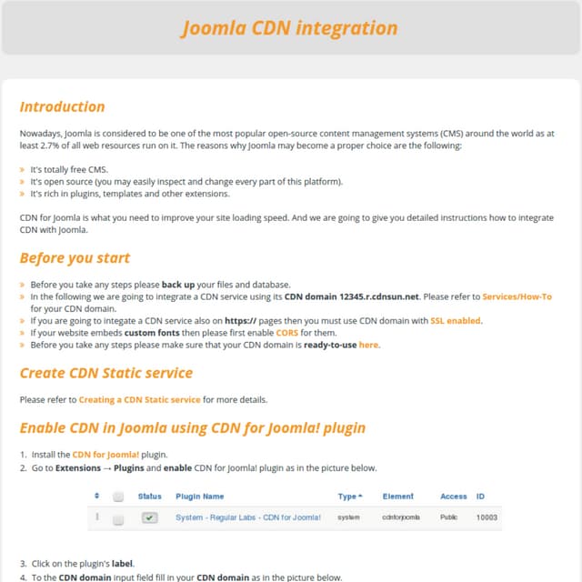 Step by step instructions for setting up Odoo CMS with CDN | PDF