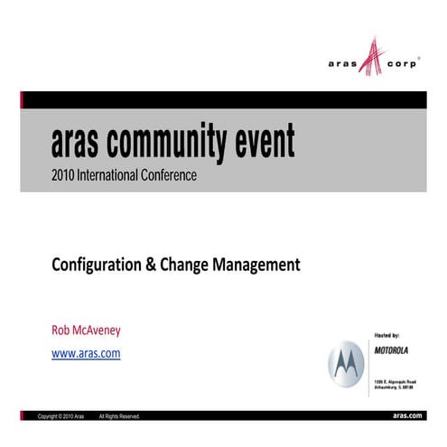 11 Ace 2010 Aras Configuration And Change Management