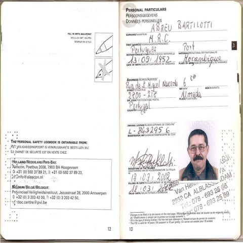 My Personal Safety Logbook.