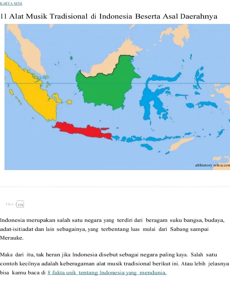 Alat Musik Beserta Asal Daerah Nya / Alat Musik Jawa Tengah Dipetik Hori Suo / No gambar nama musik asal daerah cara memainkan 1.