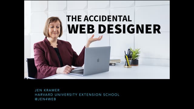 The accidental web designer - No Code Conf 2019 Workshop