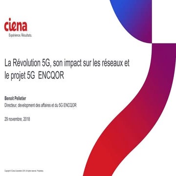 La révolution 5G et le projet ENCQOR