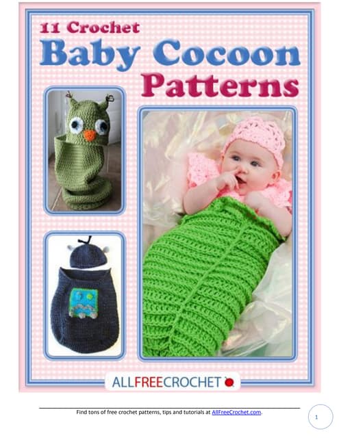 11 baby crochet cocoon patterns