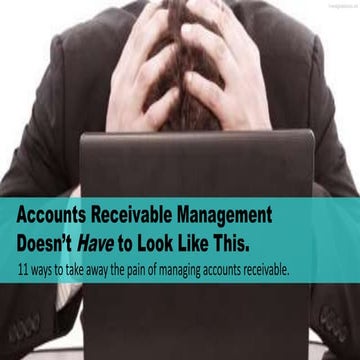 11 Benefits of Accounts Receivable Management Software