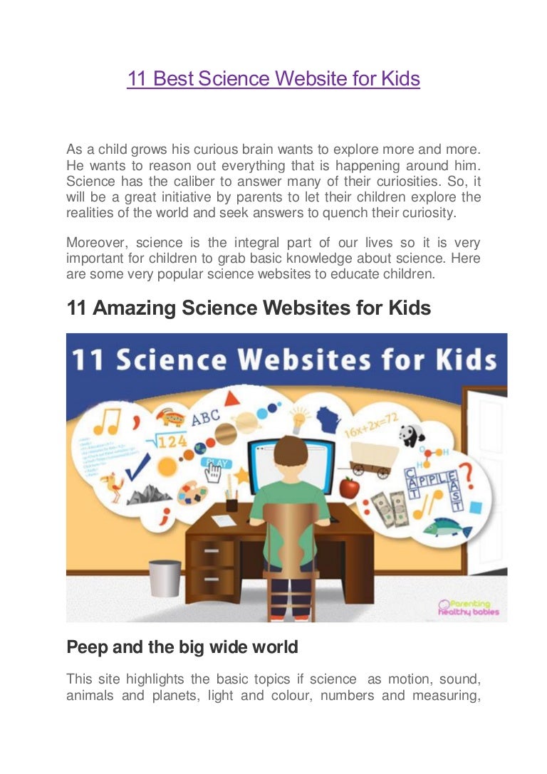 11 best science website for kids
