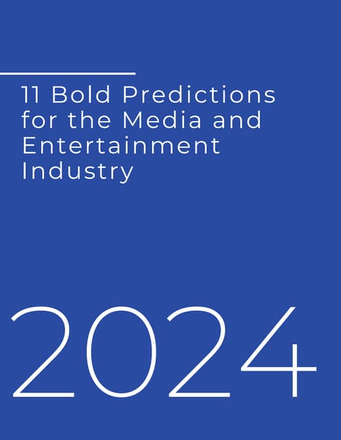Future Frames: The Changing Face of Media by 2030 | PDF