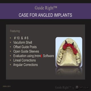 11 case for co axis angled implants