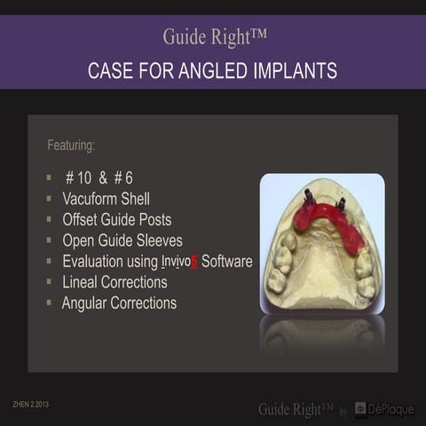 11 case for co axis angled implants