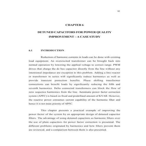 Theory for How to calculation capacitor bank | PDF