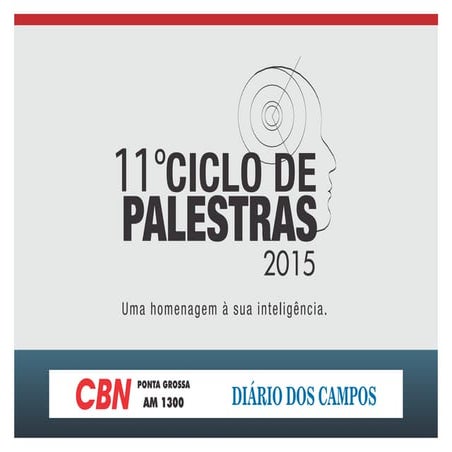 11º ciclo de palestra 2015