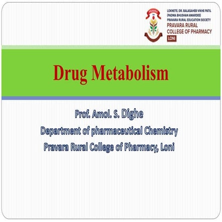 11 drug metabolism