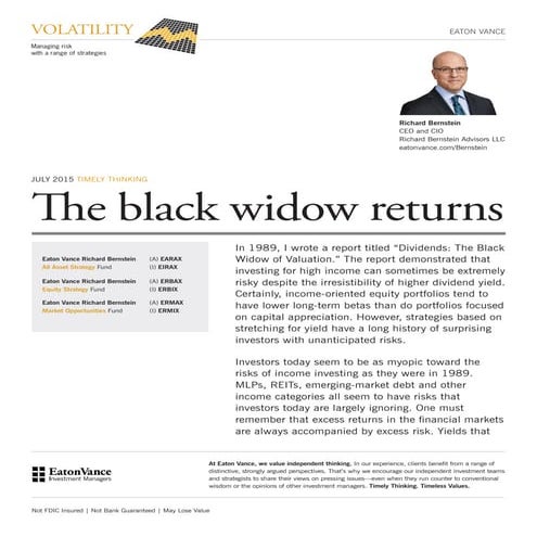 11 eaton vance volatility - the black widow returns