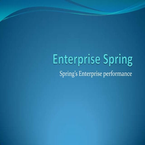 Enterprise Spring | PPT