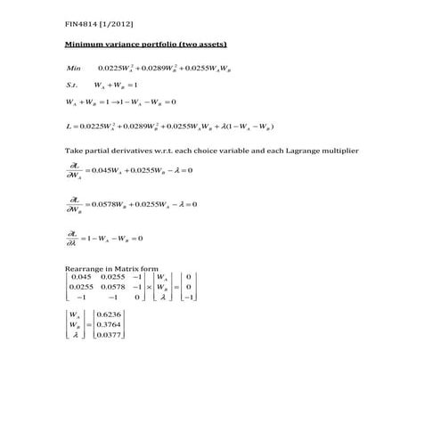 Mean variance | PDF