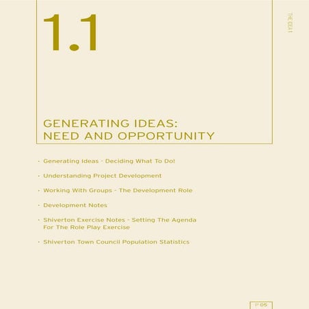 11 Generating Ideas
