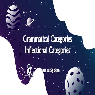 11 grammatical categories or inflectional categories