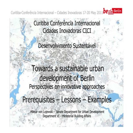 Hilmar Lojewski - Desenvolvimento Sustentável_CICI2011