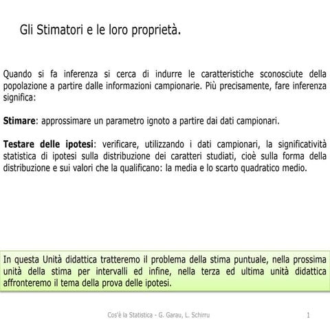 Inferenza statistica