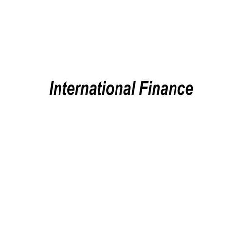 11 international finance introduction