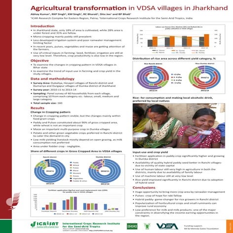 Agricultural transformation in VDSA villages in Jharkhand 