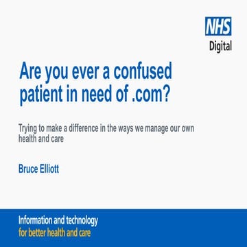 Are you a confused patient in need of dot com 