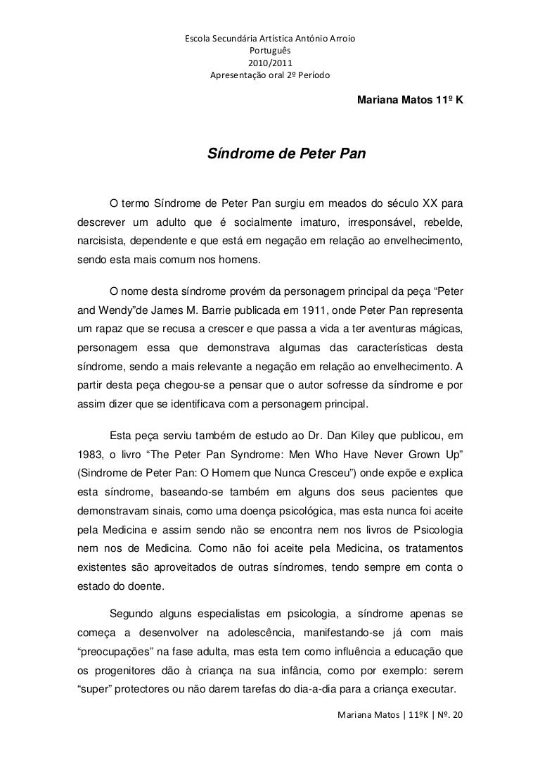 sindrome de peter pan dan kiley pdf