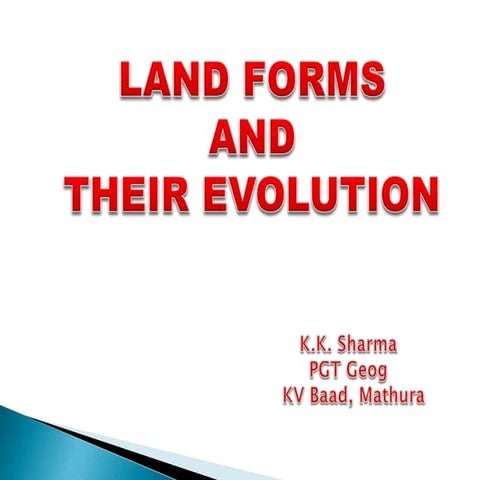 11 Land forms and their evolution (K K Sharma).pptx