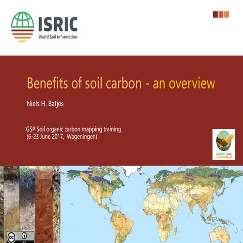 Benefits of Soil Organic Carbon - an overview