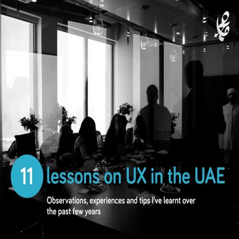 11 lessons on UX in the UAE