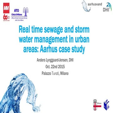 Smart Water nella Città del Futuro -  Anders Lynggaard-Jensen: Real time sew...