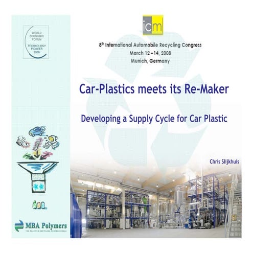 IARC Münich 2008 Plastics Recycling