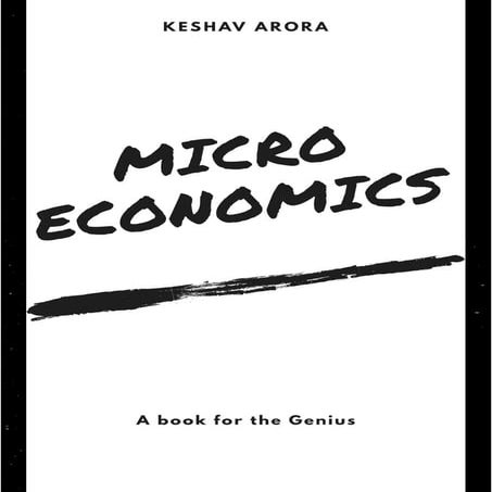 11 Micro Economics Full Book Main Points PPT