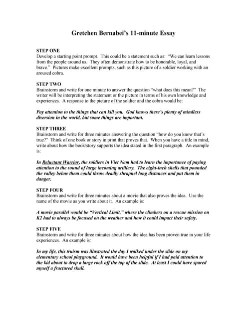 Truism argumentative essay image