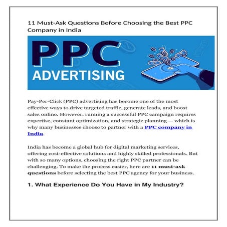 11 Must-Ask Questions Before Choosing the Best PPC Company in India.docx