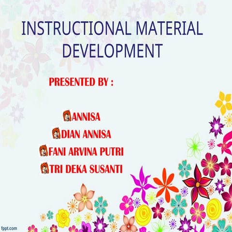 instructional material development for college | PPT