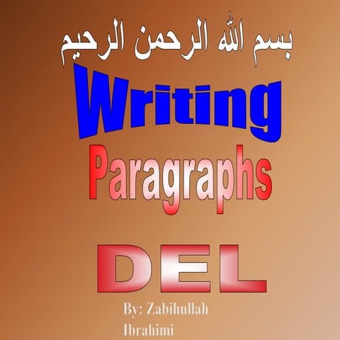 Presentation about Paragraphs,  English.ppt