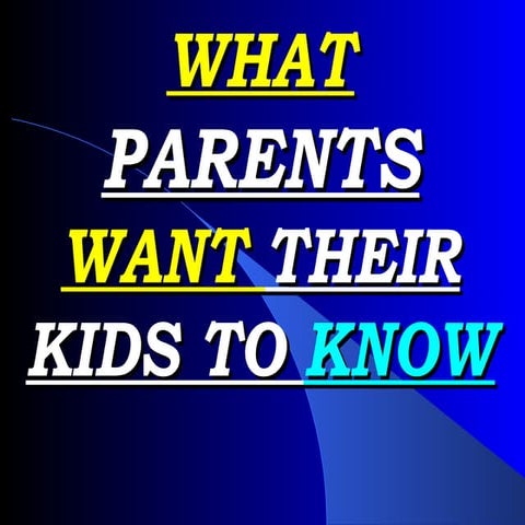 11  parents expectation from children