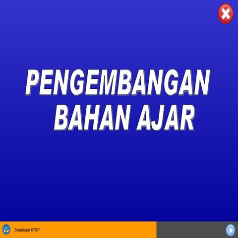 Pengembangan Bahan Ajar